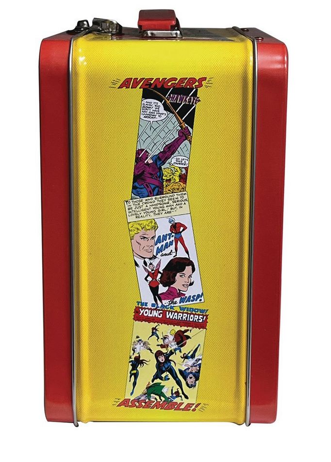 Previews Exclusive Tin Titans THE AVENGERS Lunch Box w/Thermos!