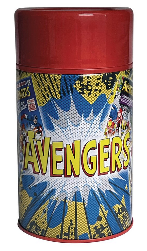Previews Exclusive Tin Titans THE AVENGERS Lunch Box w/Thermos!