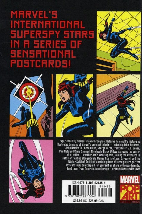 Black Widow Postcard Book