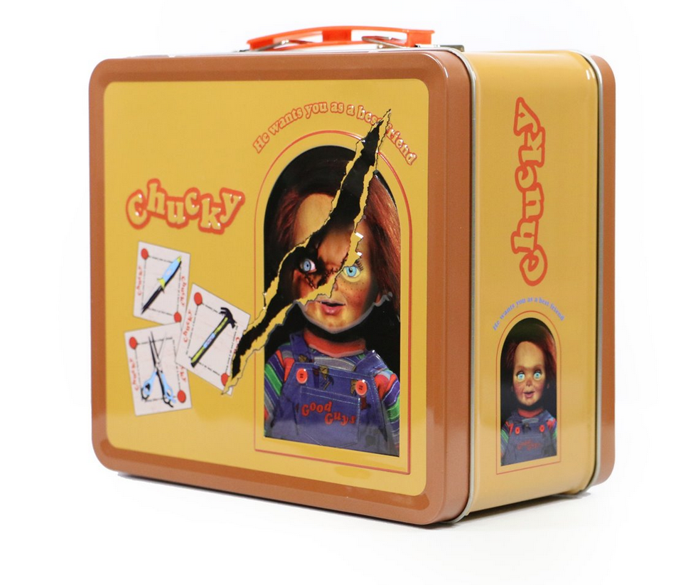 Child's Play Chucky Good Guys Tin Lunch Box with Beverage Container