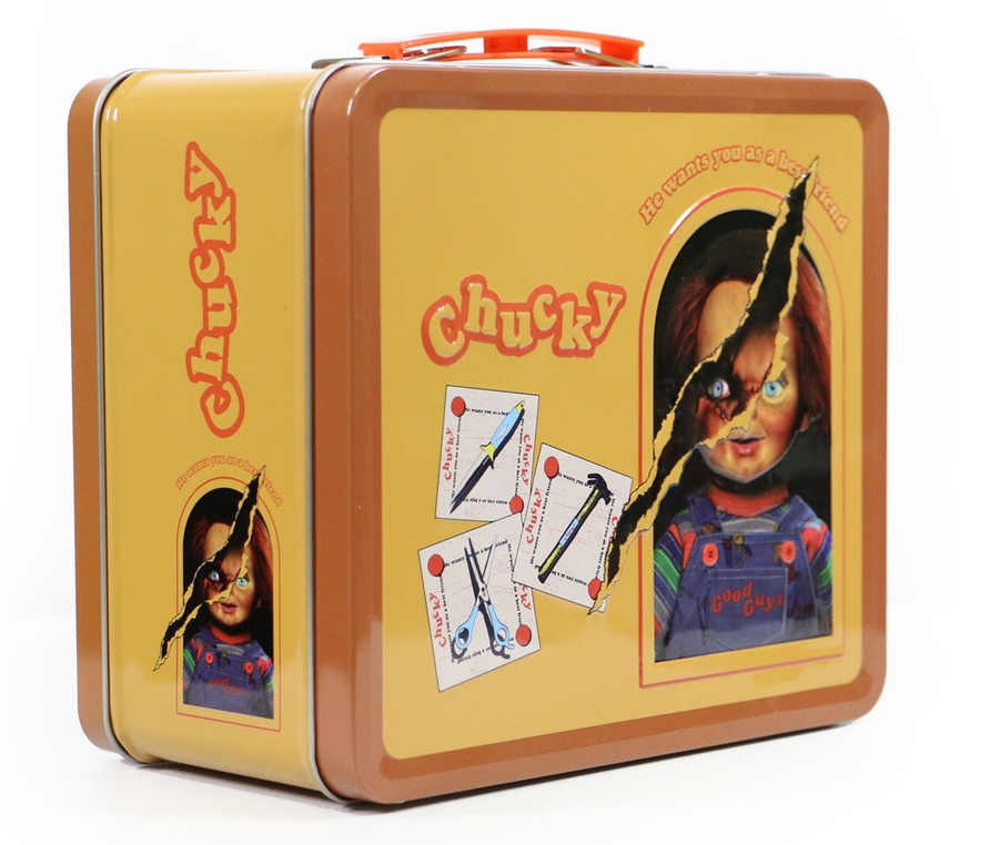 Child's Play Chucky Good Guys Tin Lunch Box with Beverage Container