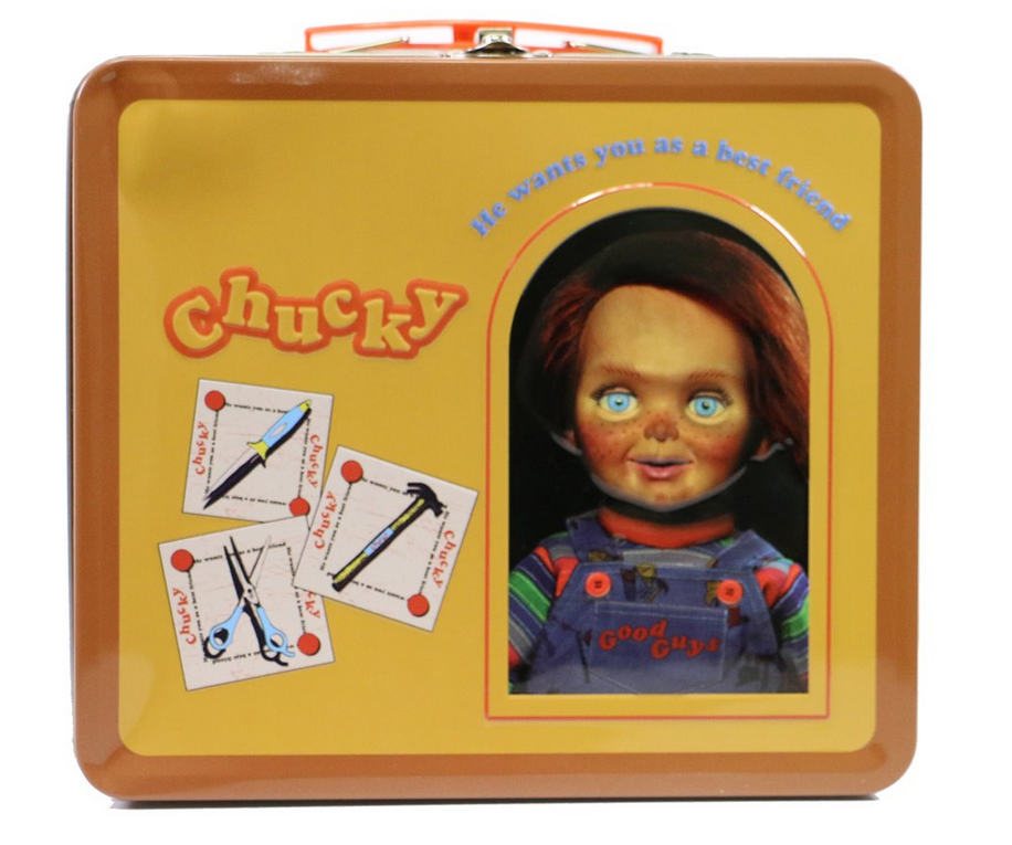 Child's Play Chucky Good Guys Tin Lunch Box with Beverage Container