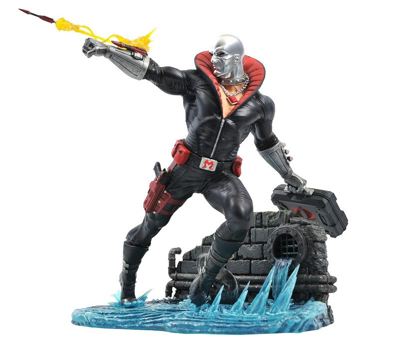 DIAMOND SELECT DST 2021 GI JOE COBRA DESTRO PVC GALLERY DIORAMA 10” STATUE