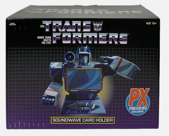 Transformers Soundwave Bust Resin Business Card Holder Previews Exclusive LE