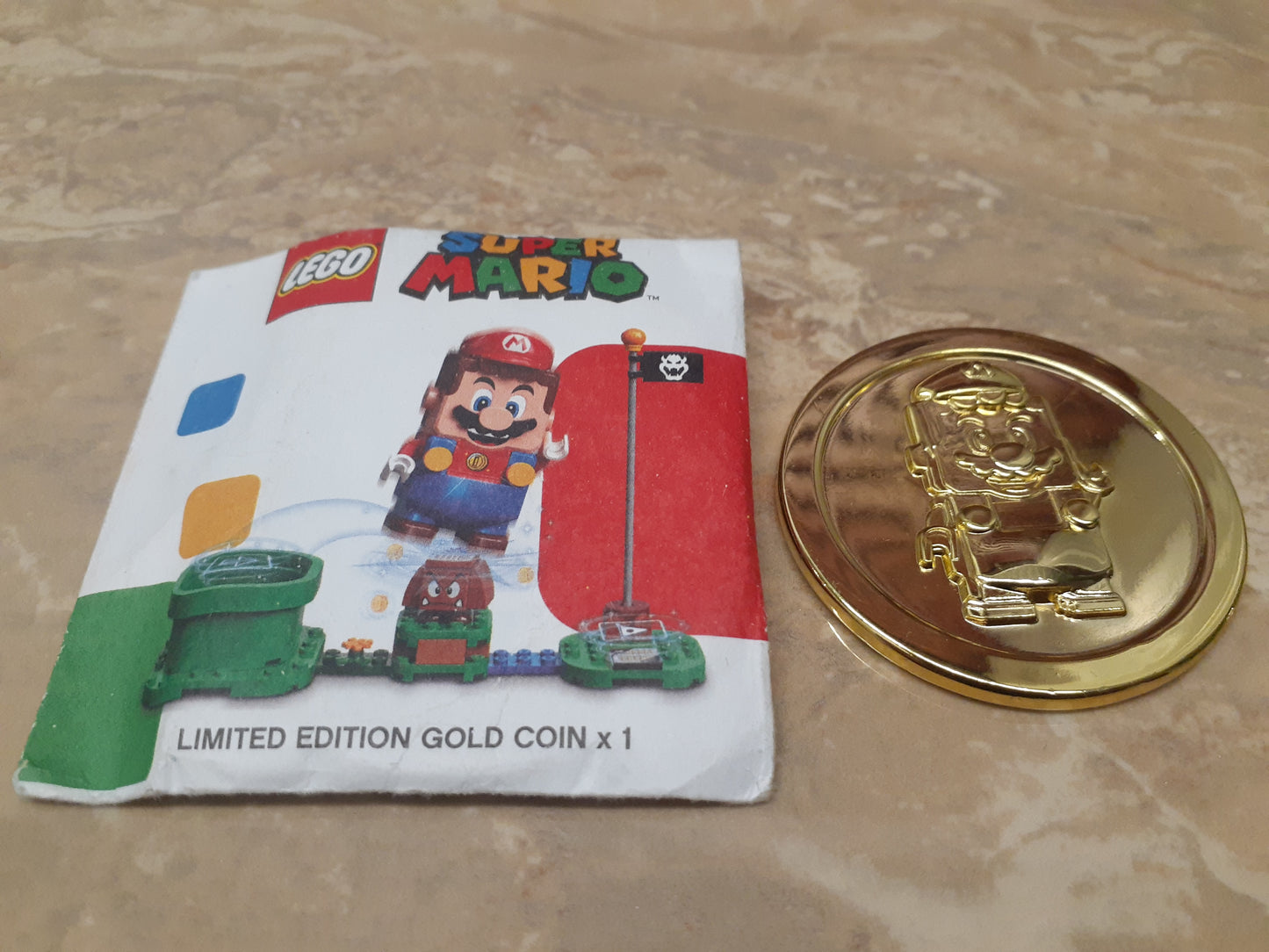 Lego Super Mario Limited Edition Gold Coin
