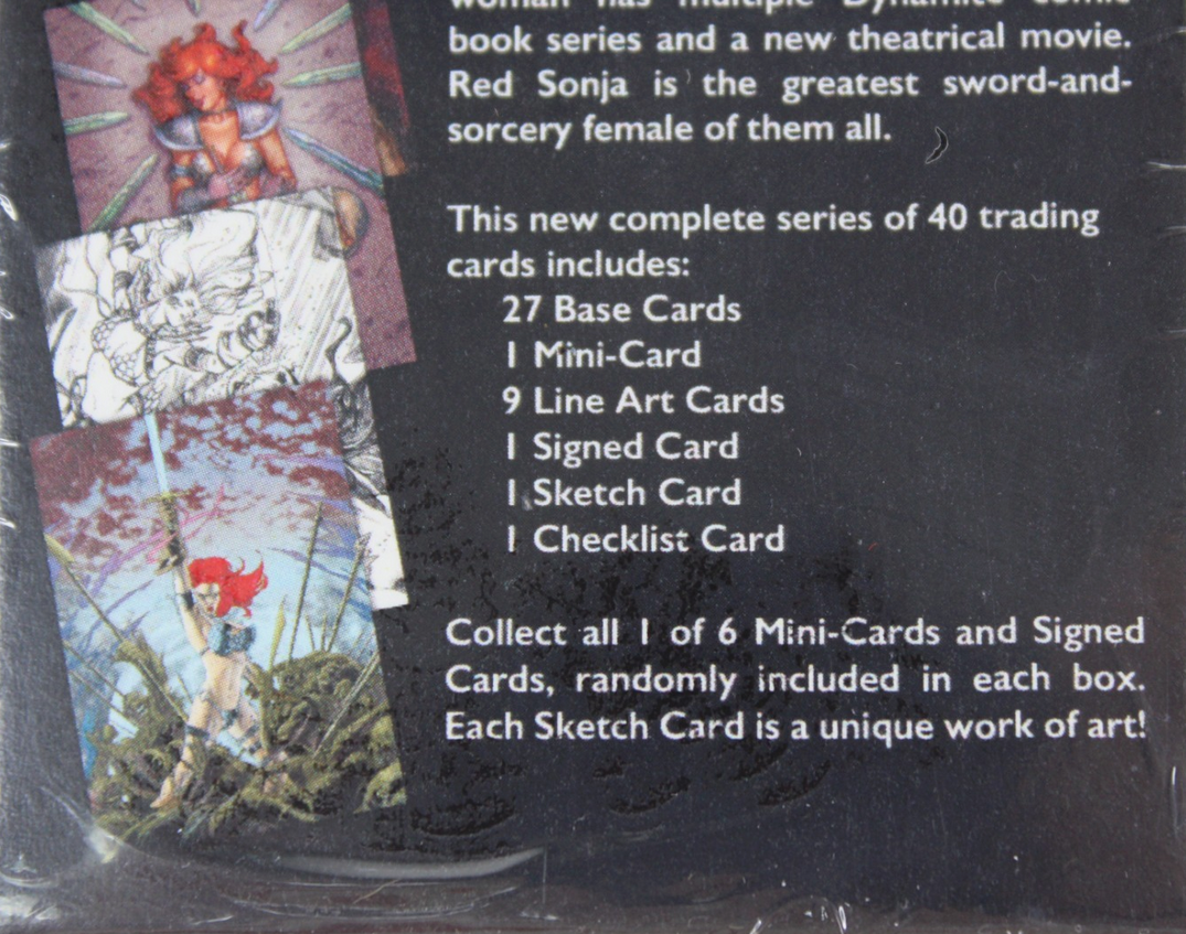 Red Sonja 2025 Collector's Complete Trading Card Set