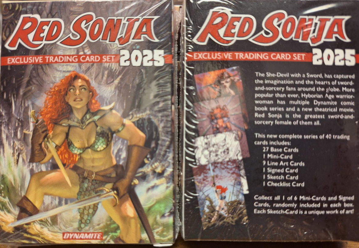 Red Sonja 2025 Collector's Complete Trading Card Set