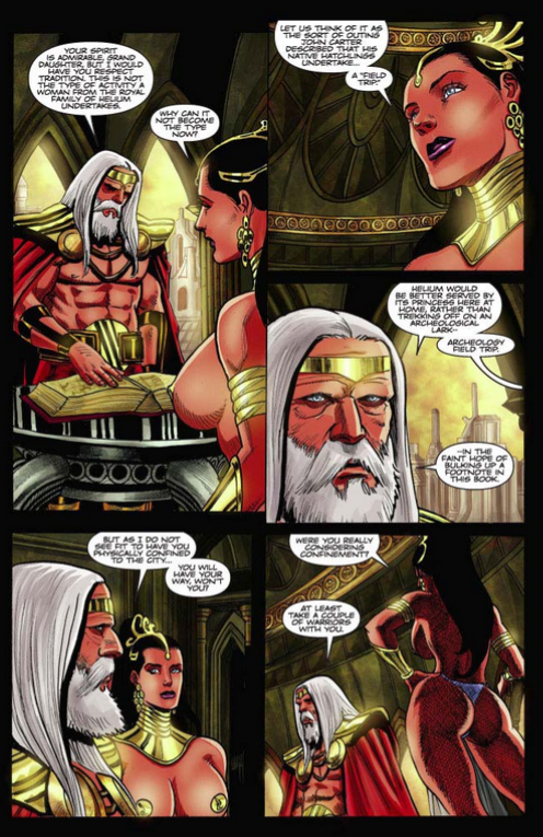 DEJAH THORIS AND THE WHITE APES OF MARS TPB