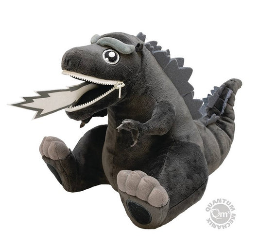 Godzilla 9 Inch Zippermouth Plush | Godzilla Black and White