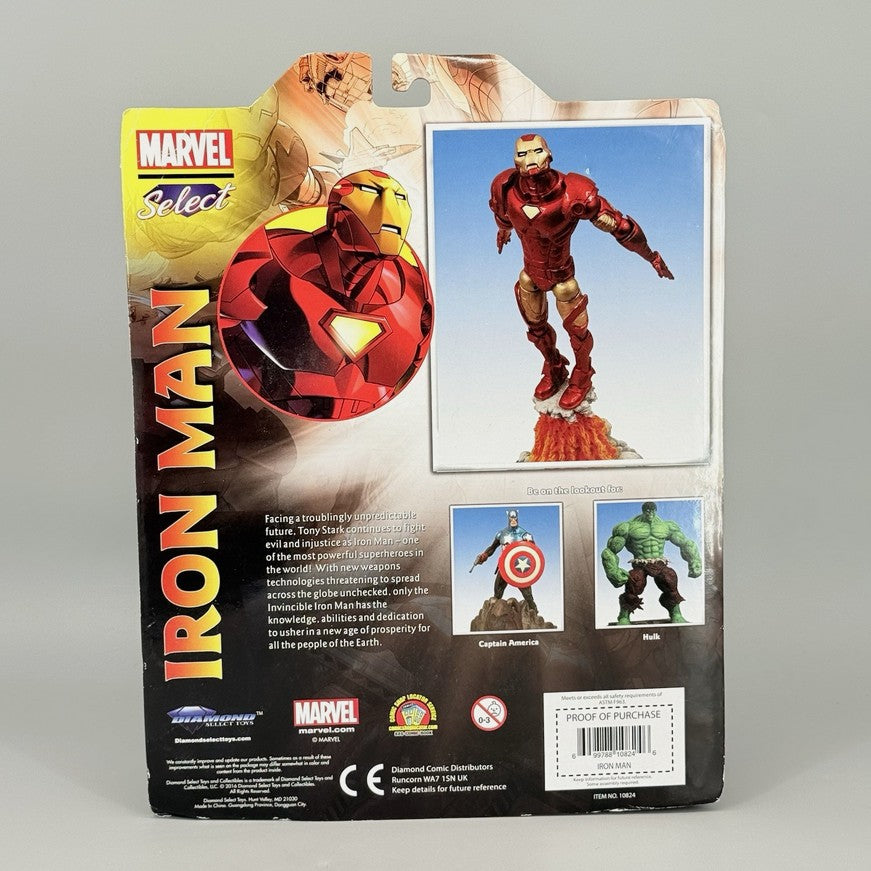Marvel Select Iron Man Diamond Select Toys Action Figure NEW