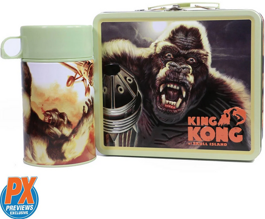 King Kong Tin Titans Lunch Box with Thermos - Previews Exclusive