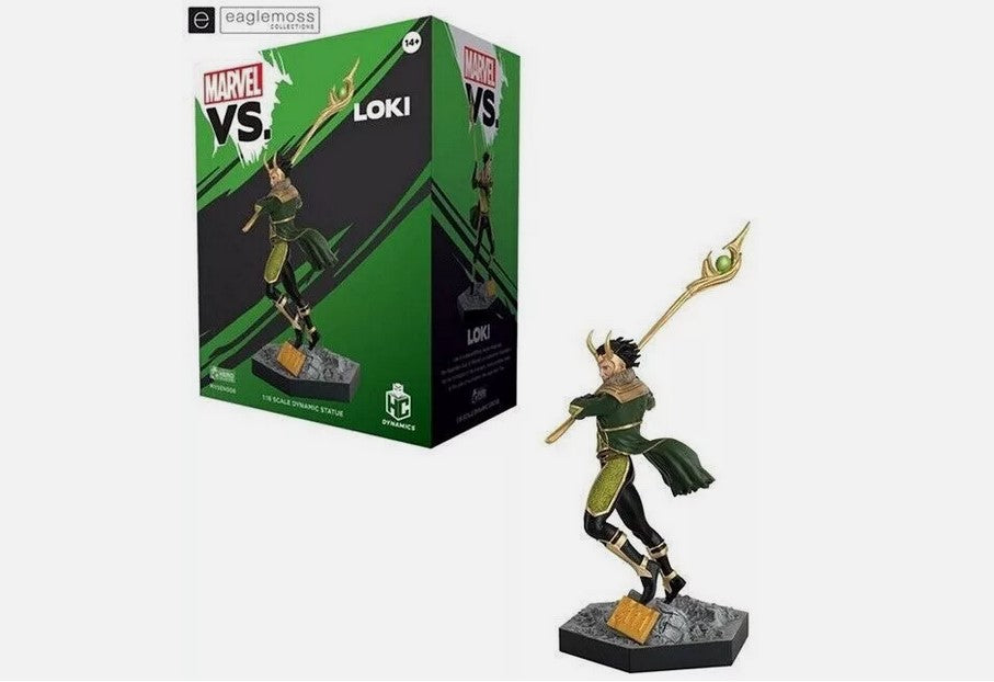 Marvel VS Figurine Loki 1:16 Dynamic Figure Eaglemoss Hero Collector