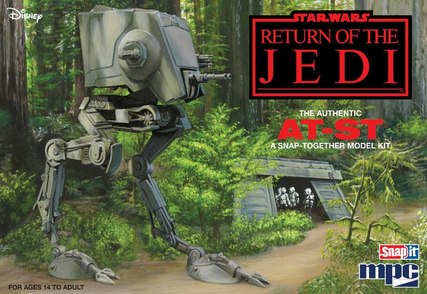 MPC Star Wars: Return of the Jedi AT-ST Walker 1:100 Scale Snap Model Kit