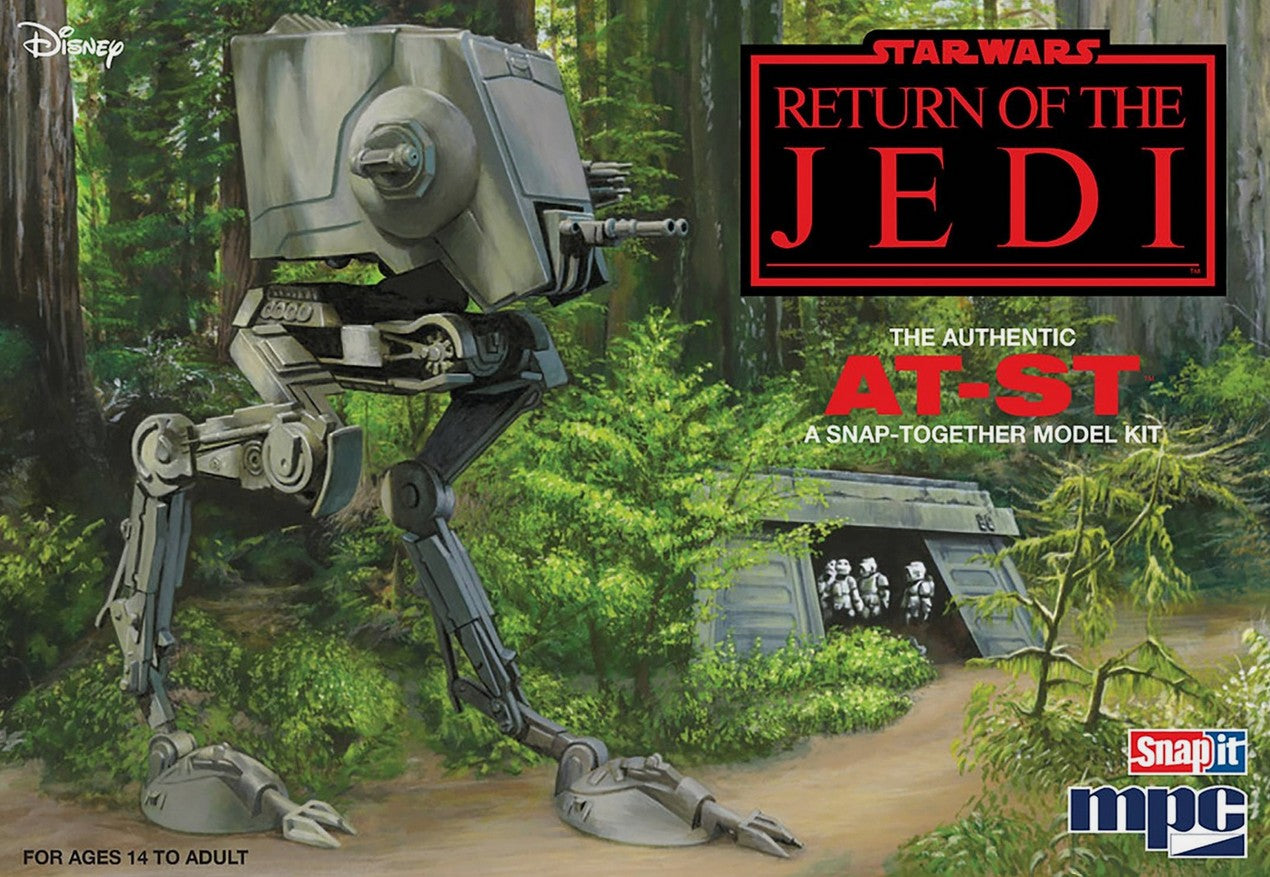 MPC Star Wars: Return of the Jedi AT-ST Walker 1:100 Scale Snap Model Kit