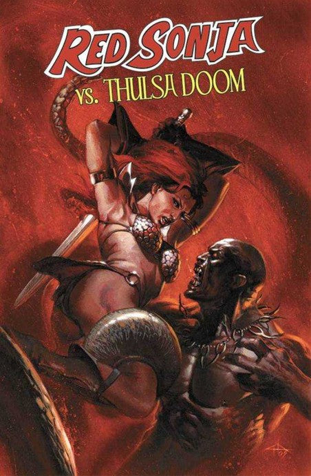 Red Sonja vs. Thulsa Doom by Luke Lieberman and Peter David (2006, Trade Paperback)