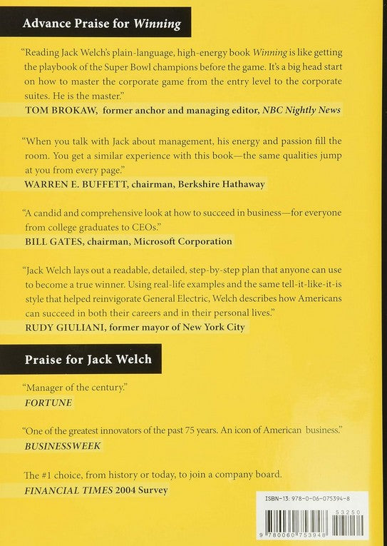 Jack Welch Winning HC